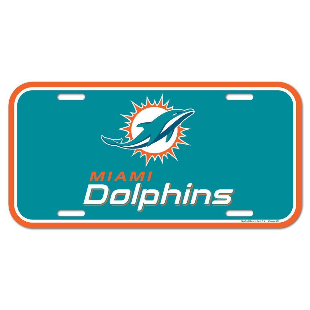Wincraft NFL Kennzeichenschild - Miami Dolphins