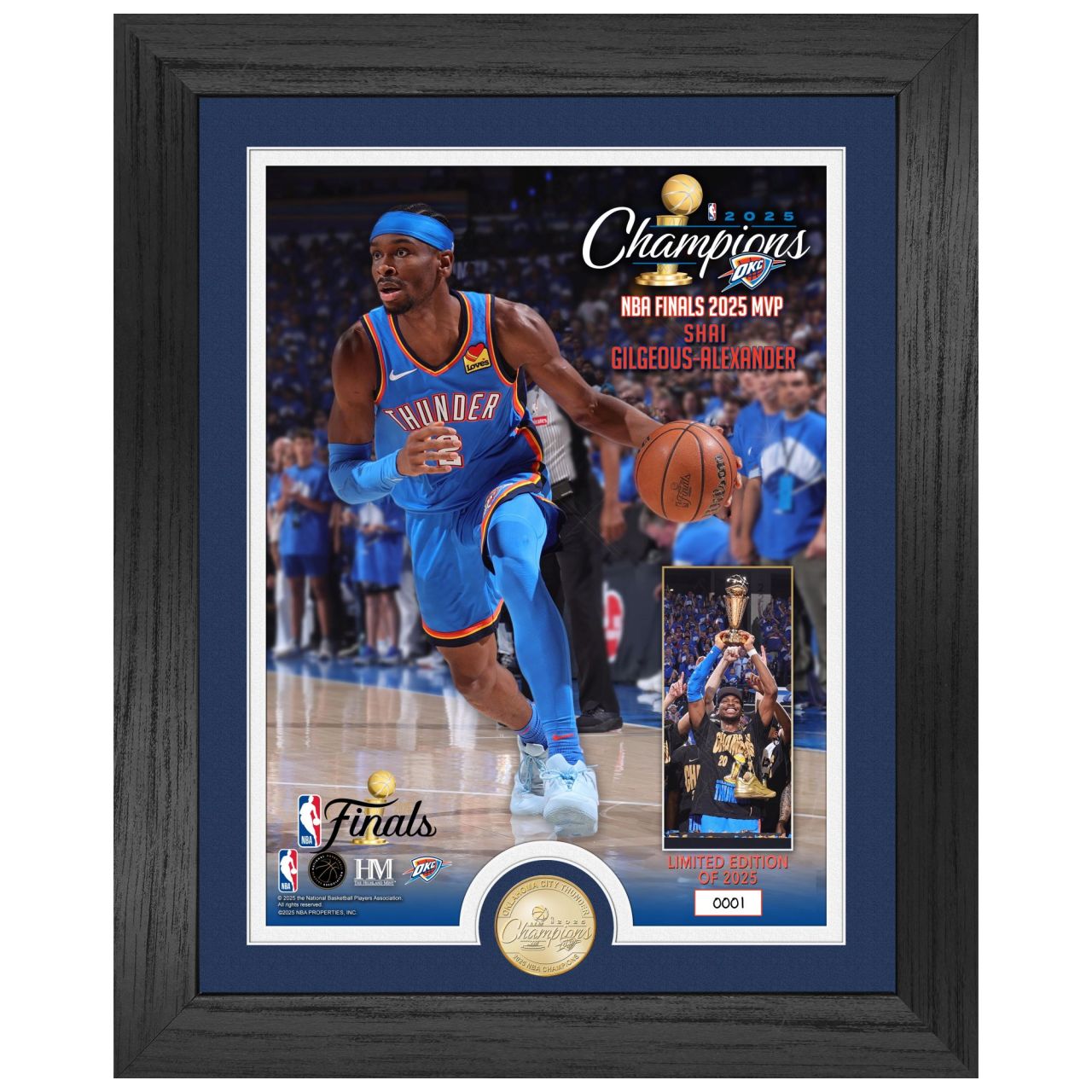 Oklahoma City Thunder 2025 MVP Bild Shai Gilgeous-Alexander