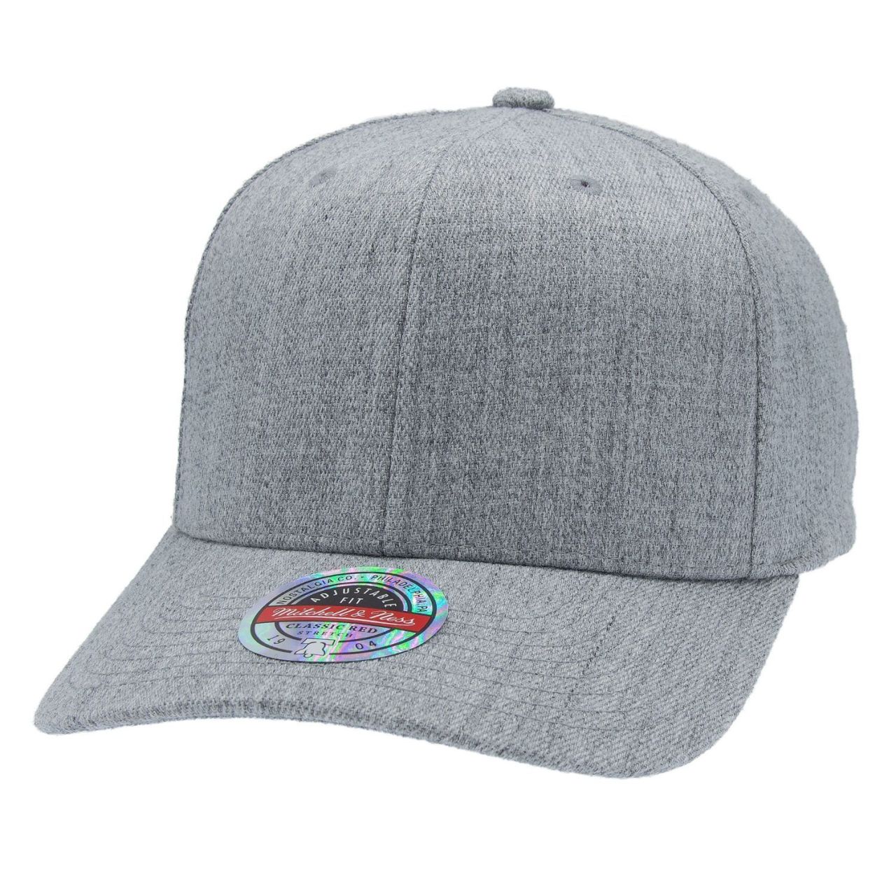 Mitchell & Ness Snapback Stretch Cap CLASSIC BLANK grau