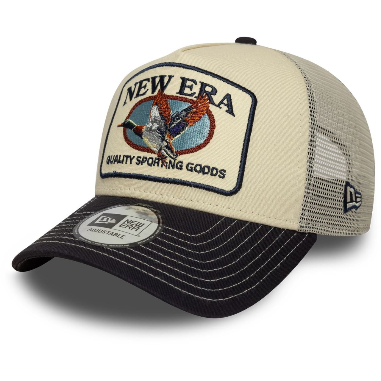 New Era A-Frame Mesh Trucker Cap - ANIMAL PATCH Goose