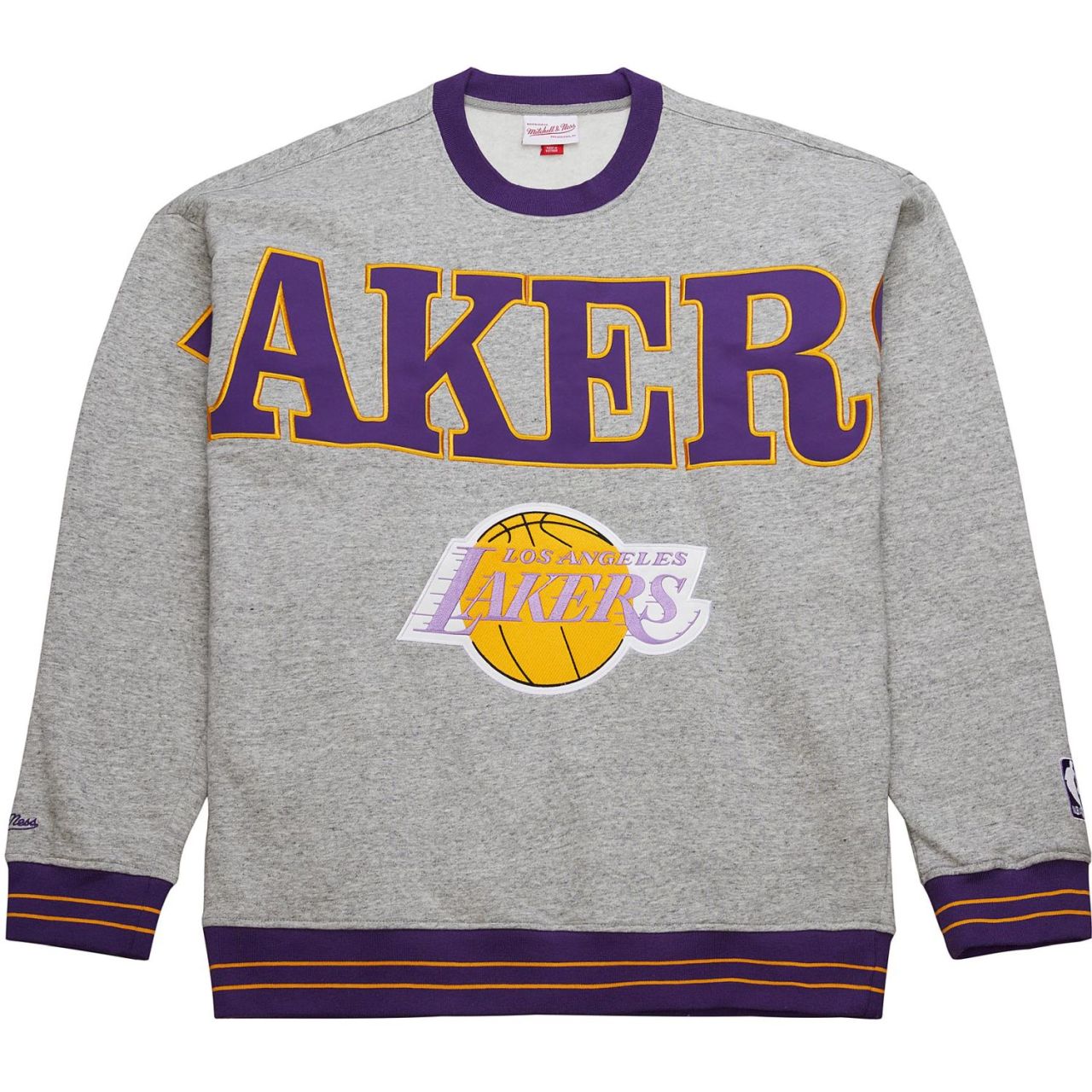 Mitchell & Ness SATIN Fleece Pullover Los Angeles Lakers