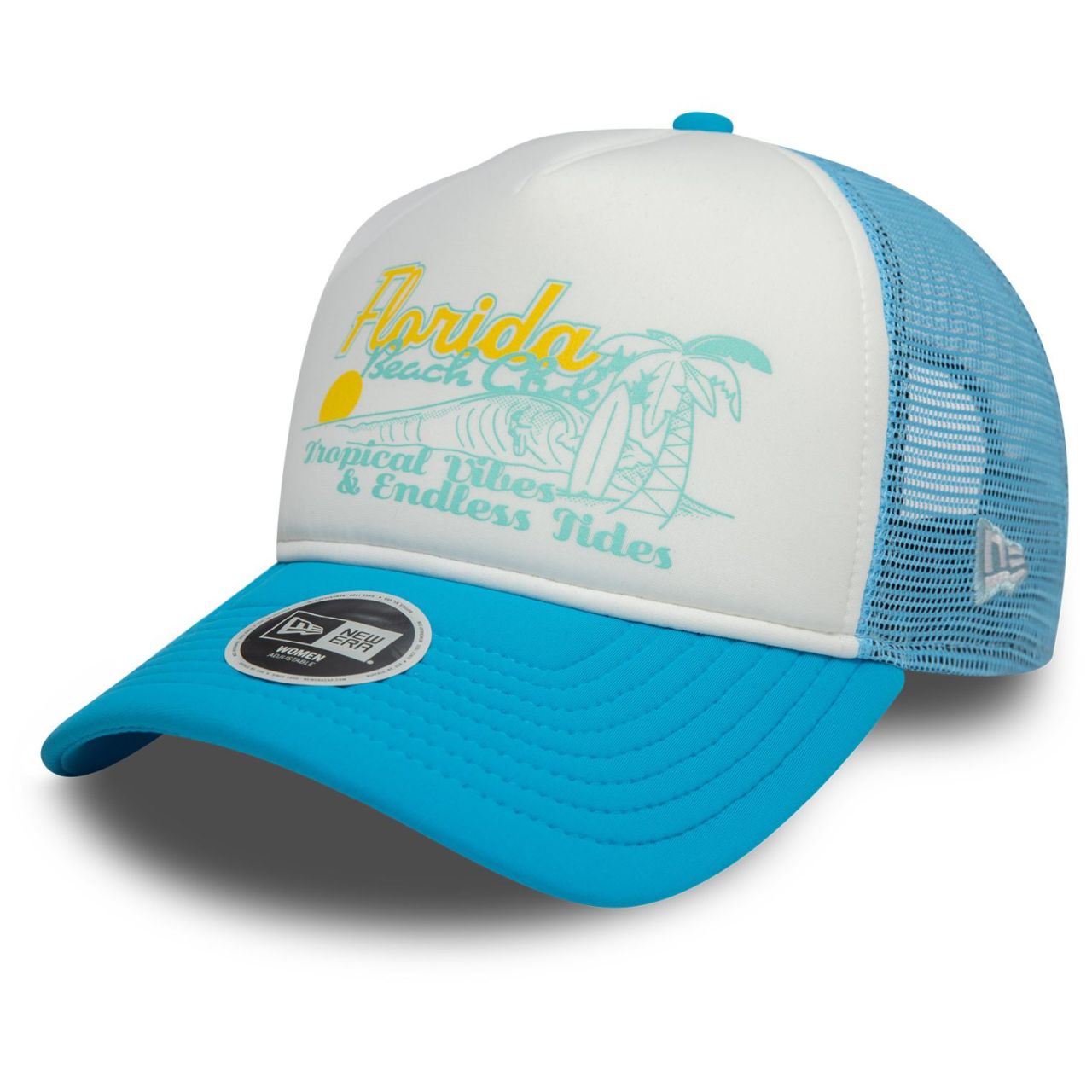 New Era Damen A-Frame Trucker Cap - Florida Beach Club