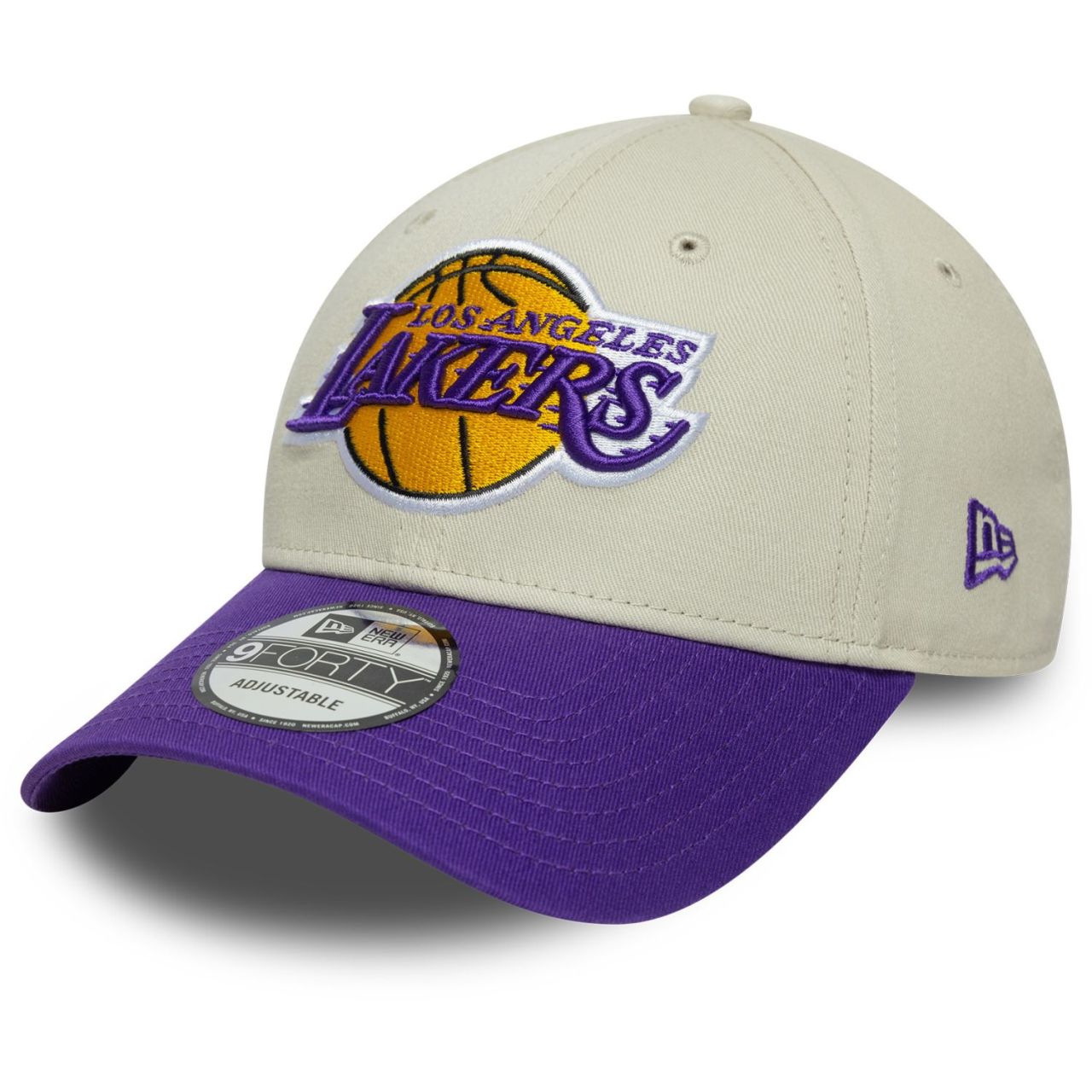 New Era 9Forty Strapback Cap - SIDE PATCH Los Angeles Lakers