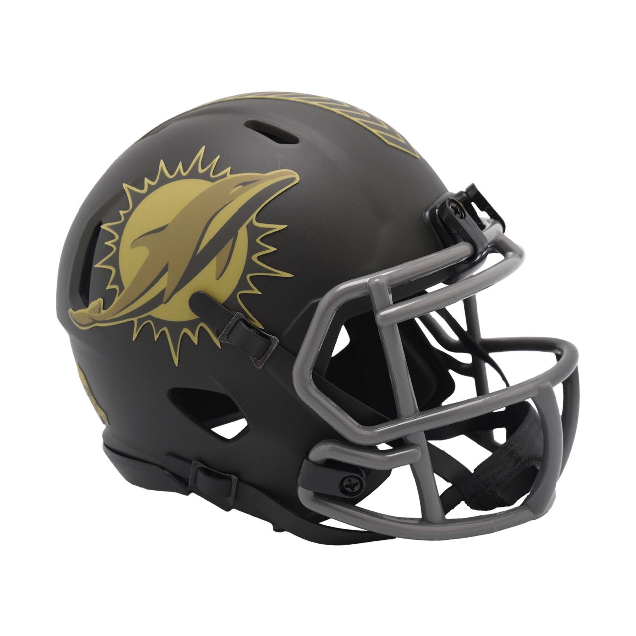 Riddell Speed Mini Football Helm NFL SALUTE Miami Dolphins