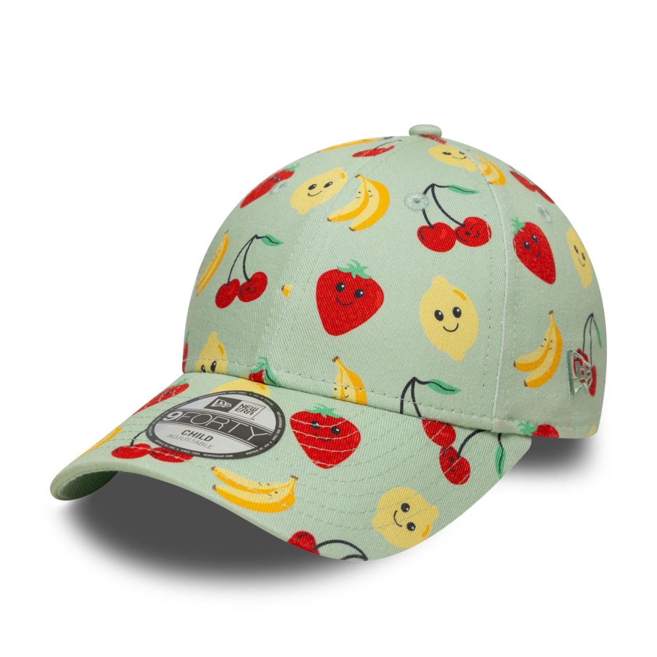 New Era Kinder 9Forty Cap - FRUIT ICON pastel green