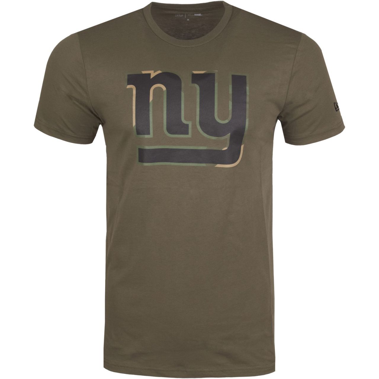New Era Camo Logo Shirt - NFL New York Giants oliv