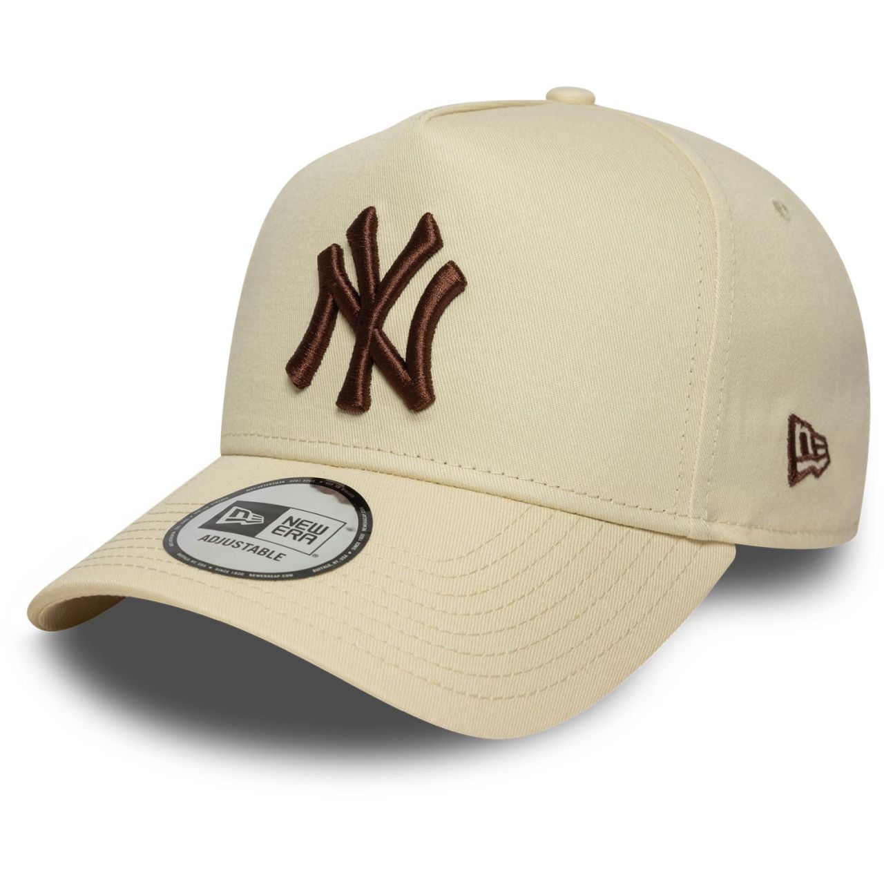 New Era E-Frame Snapback Cap - New York Yankees beige