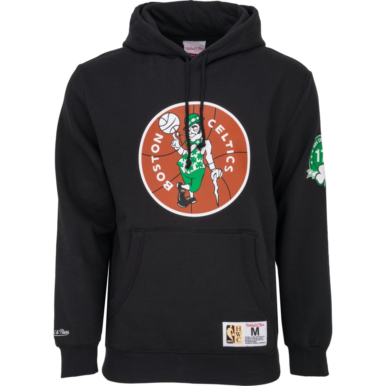 Mitchell & Ness Fleece Hoody - GAME TIME Boston Celtics
