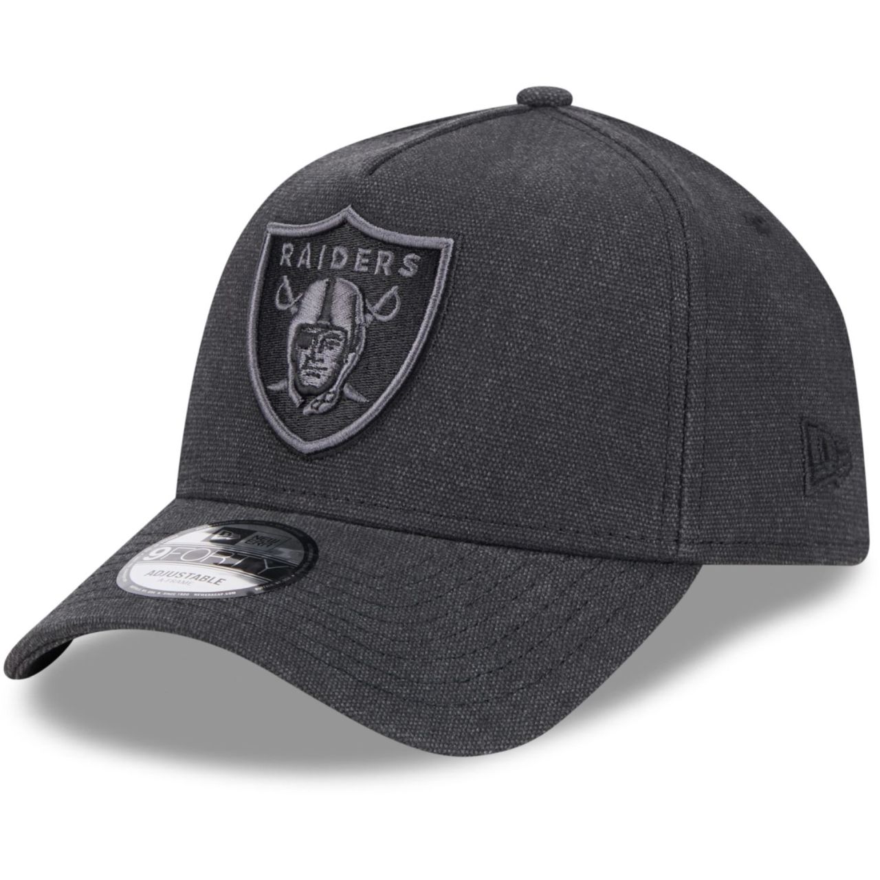 New Era A-Frame Trucker Leinen Cap Las Vegas Raiders schwarz