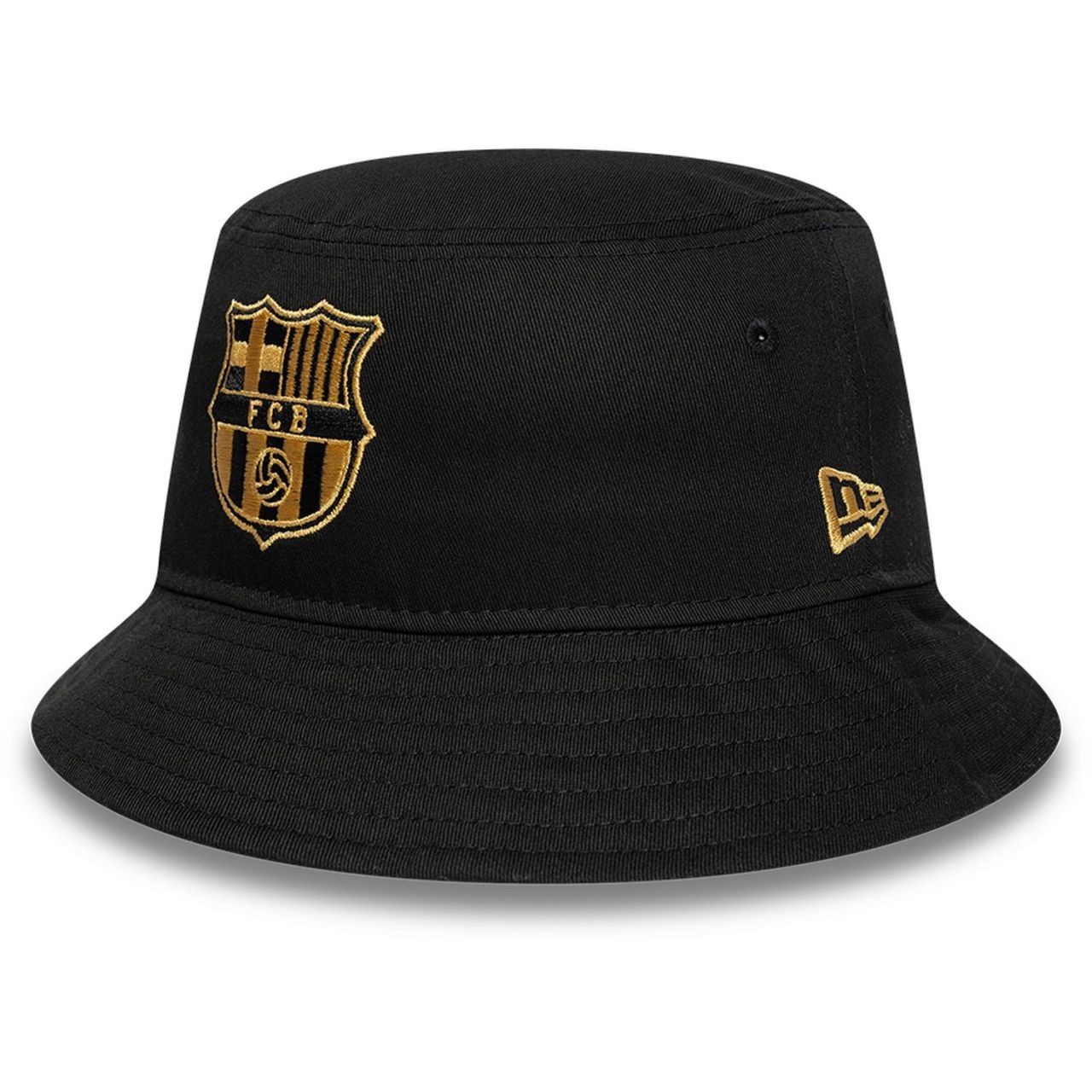 New Era Bucket Hat Mütze - FC Barcelona schwarz gold