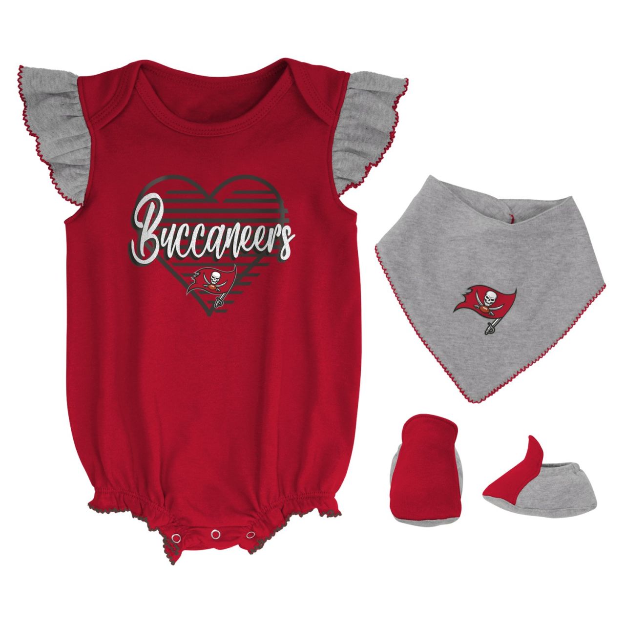 NFL Mädchen 3er Baby-Set Tampa Bay Buccaneers