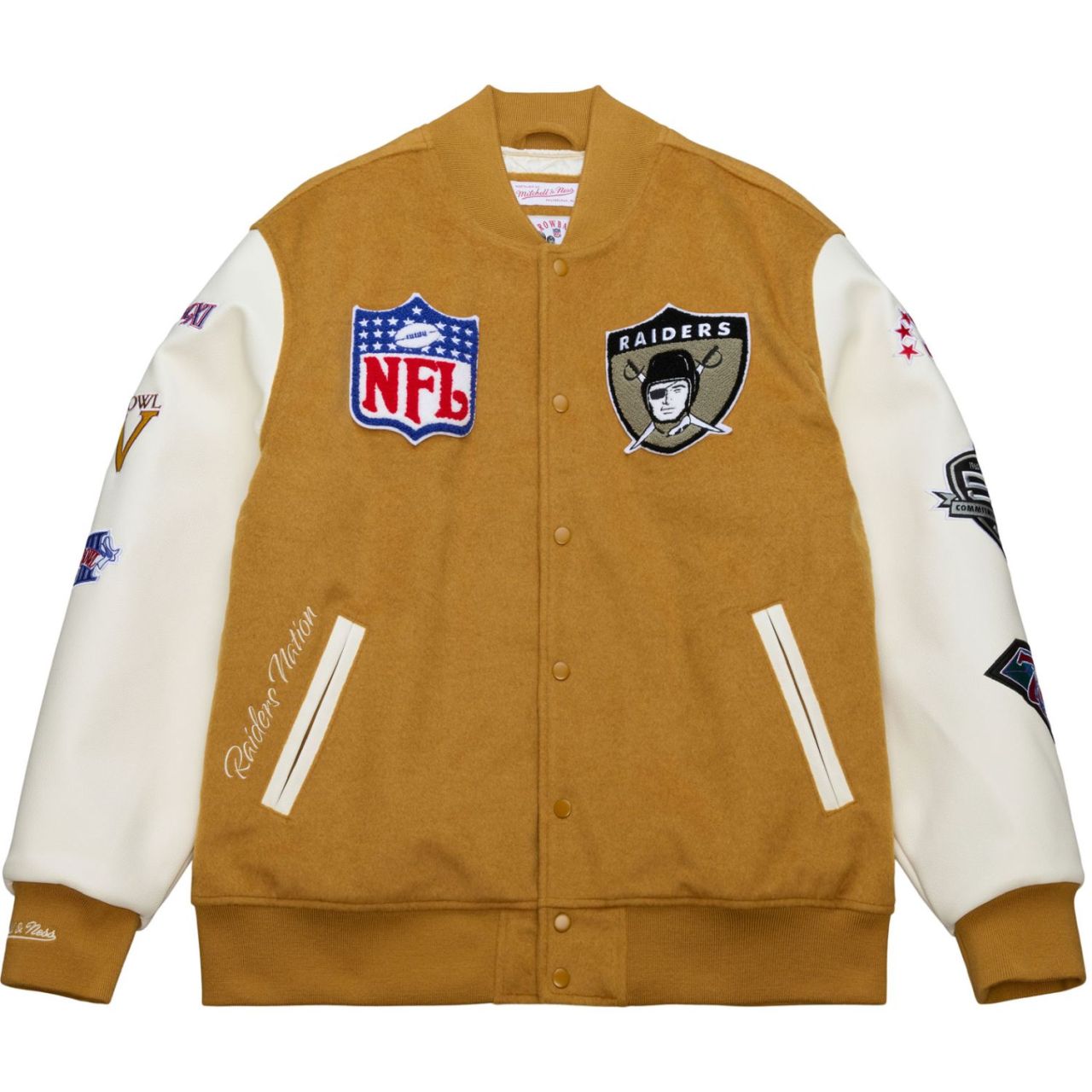 Mitchell & Ness Varsity Jacke DUSTED Oakland Raiders