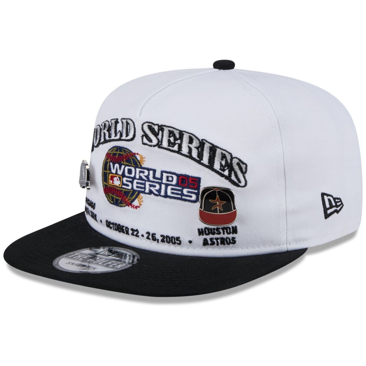 New Era Golfer Cap - WORLD SERIES 2005 PIN White Sox Astros