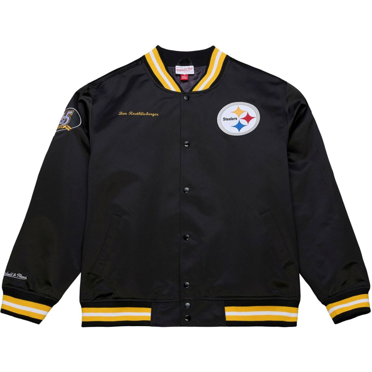 M&N Varsity Jacke - Pittsburgh Steelers Roethlisberger