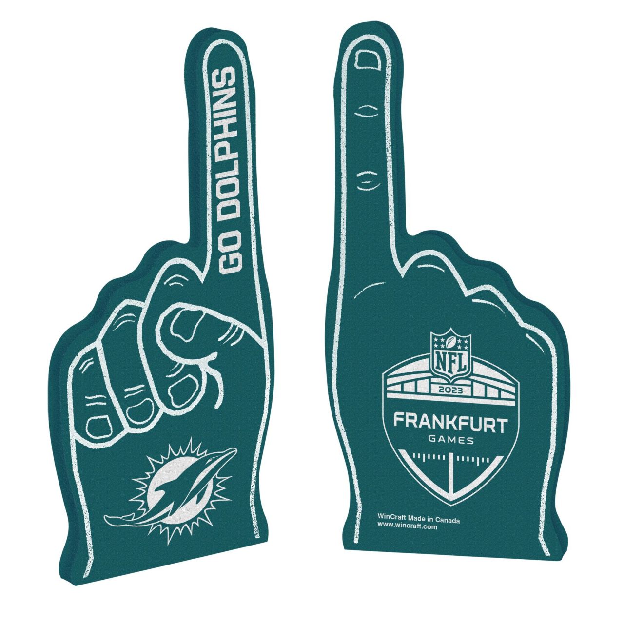 NFL Frankfurt Game Miami Dolphins Foam Finger Winkehand