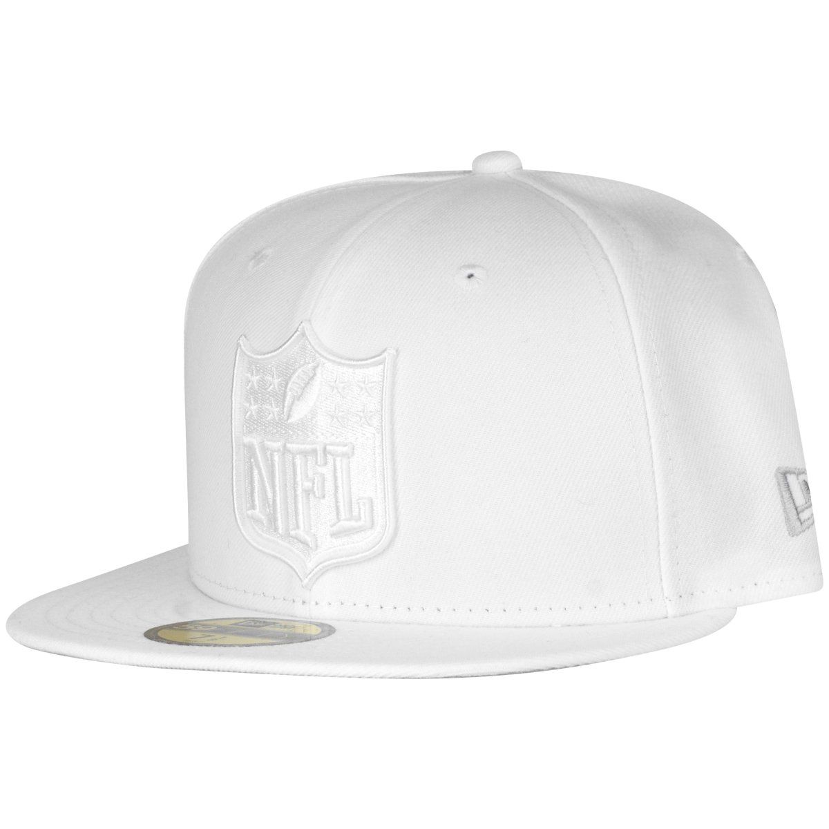 New Era 59Fifty Fitted Cap - NFL SHIELD Logo weiß