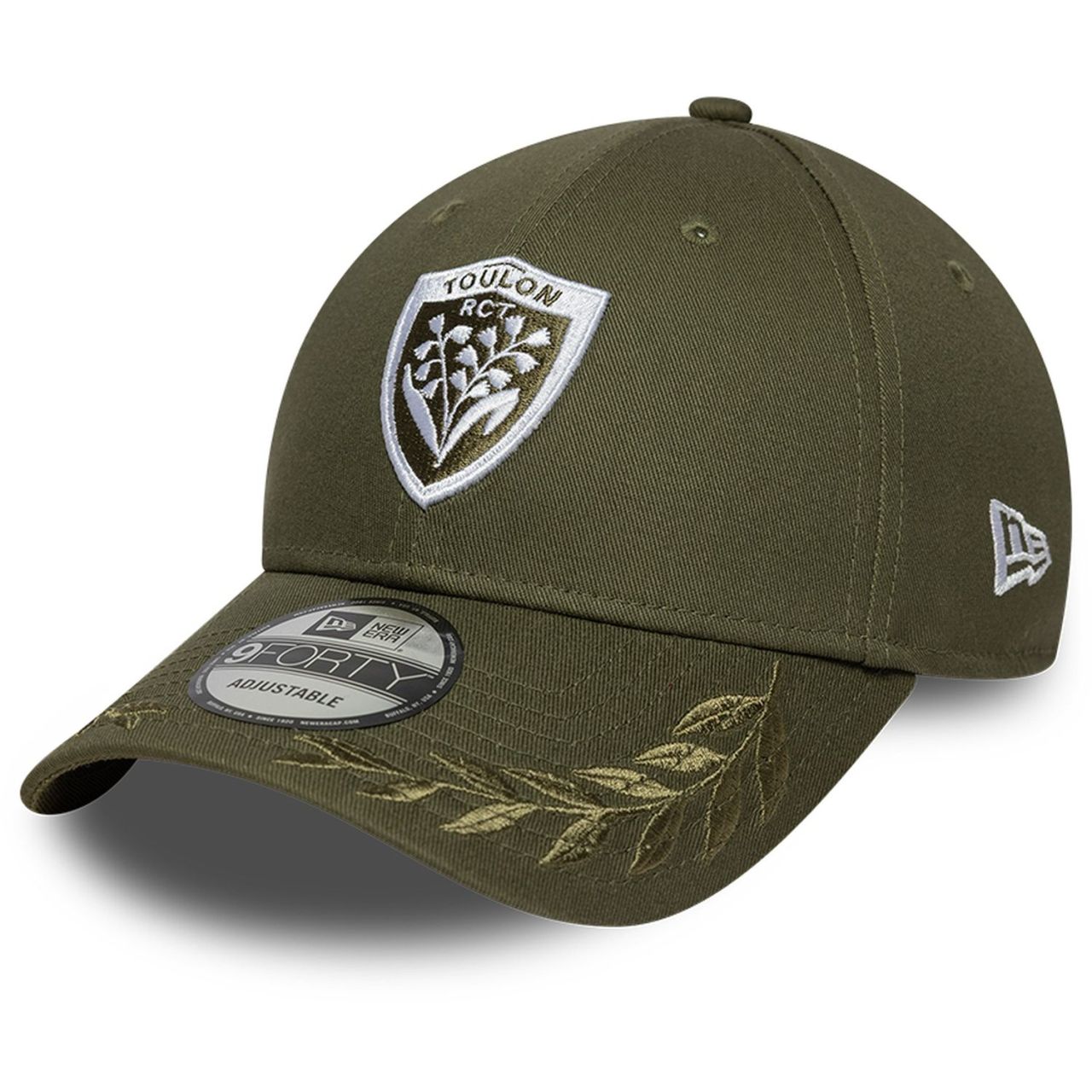 New Era 9Forty Strapback Cap - Rugby Club Toulonnais oliv