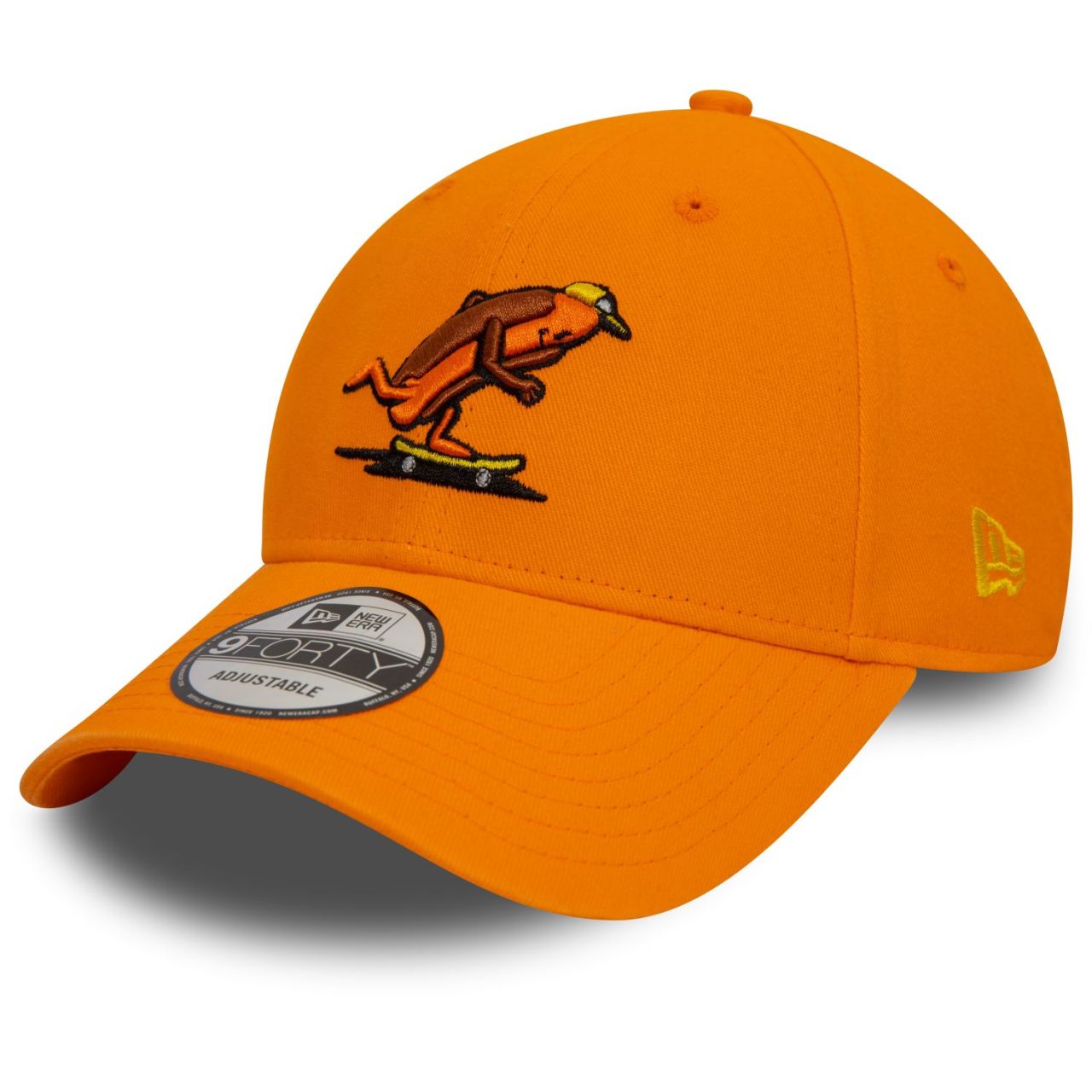 New Era 9Forty Strapback Cap - NEW YORK Hot Dog orange