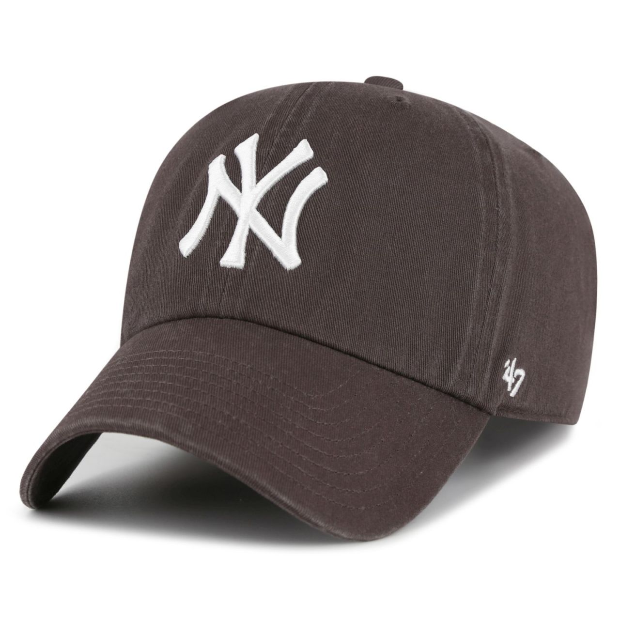 47 Brand Strapback Cap - CLEAN UP New York Yankees espresso
