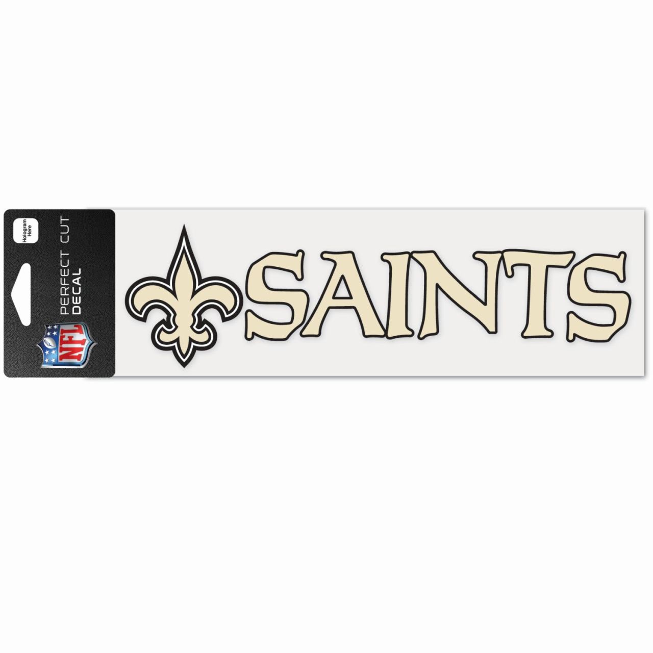 NFL Perfect Cut Aufkleber 8x25cm New Orleans Saints