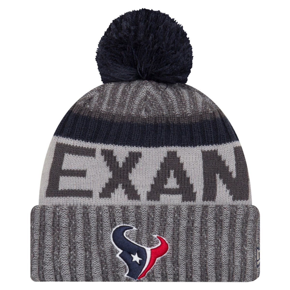 New Era NFL SIDELINE Bobble Mütze - Houston Texans