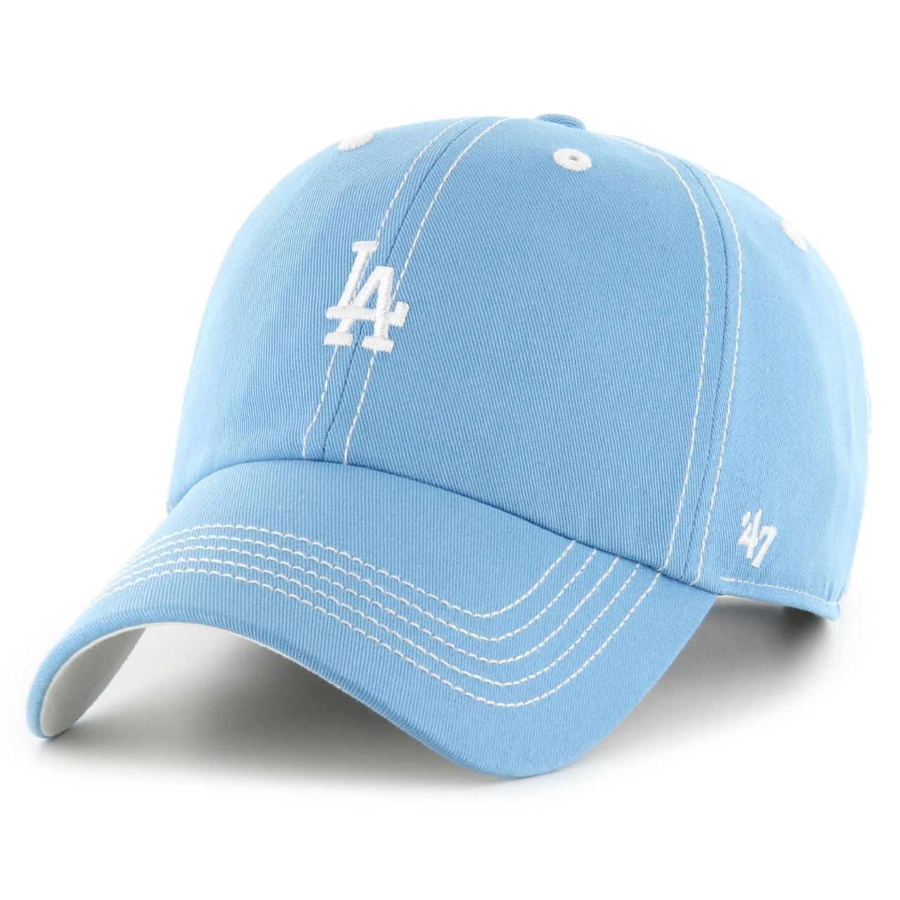 47 Brand Strapback Cap - CONTRAST STITCH Los Angeles Dodgers