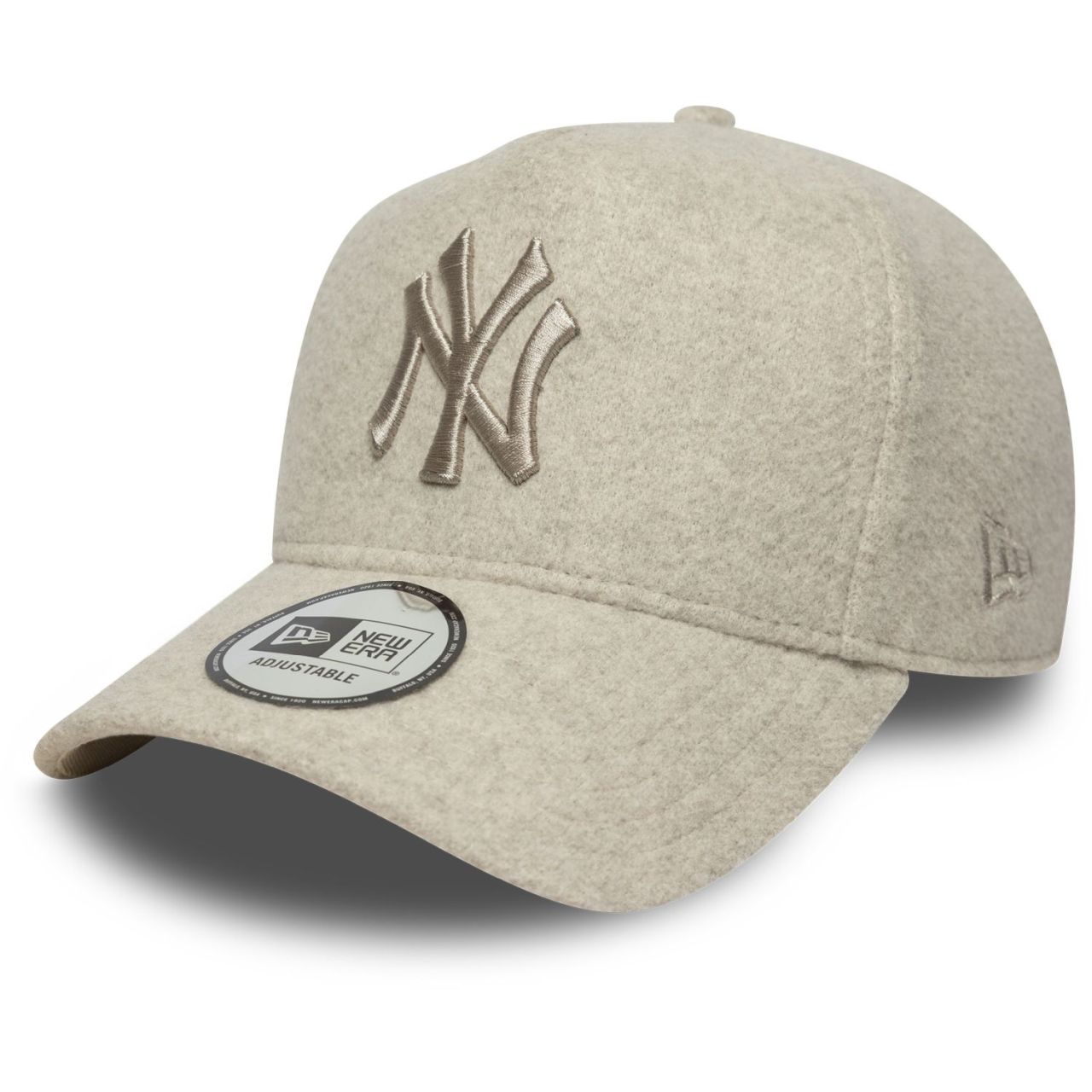 New Era A-Frame Snapback Cap MELTON New York Yankees stone