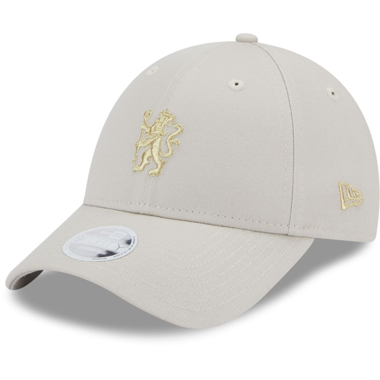 New Era 9Forty Damen Cap - METALLIC FC Chelsea stone grey