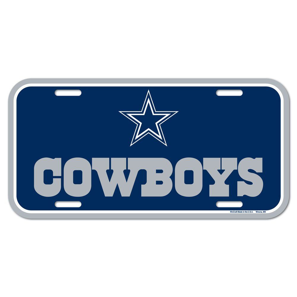 Wincraft NFL Kennzeichenschild - Dallas Cowboys
