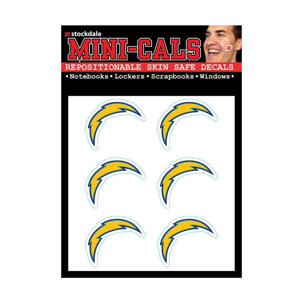 Wincraft 6er Gesicht Aufkleber 3cm - Los Angeles Chargers