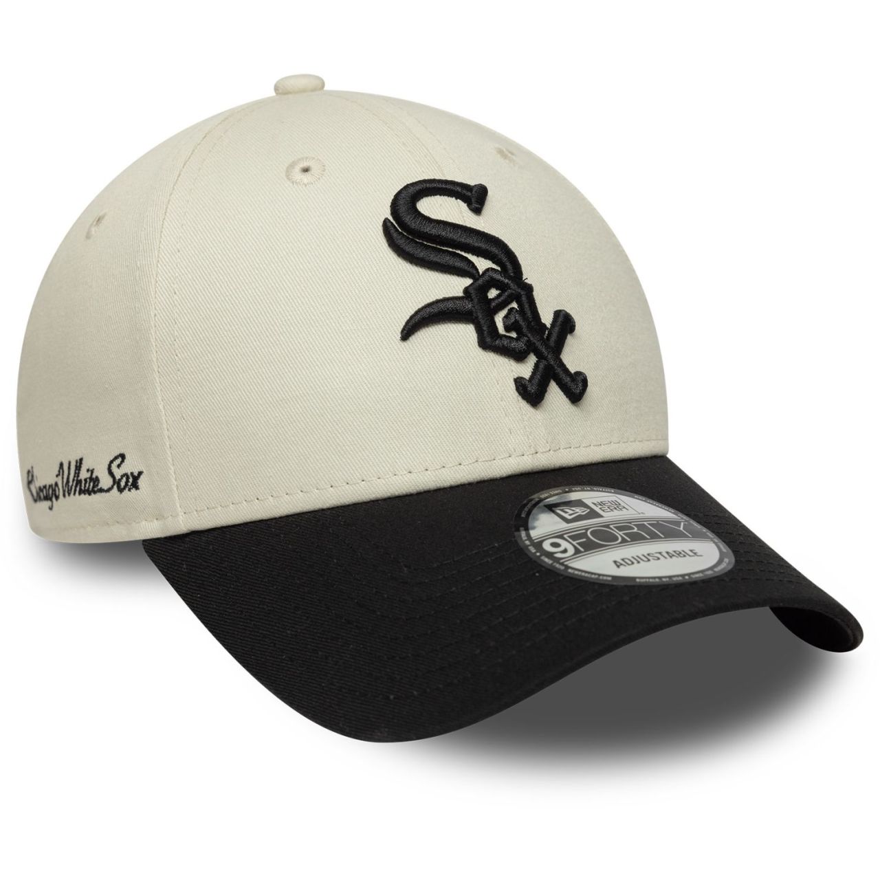 New Era 9Forty Strapback Cap - SIDE SCRIPT Chicago White Sox