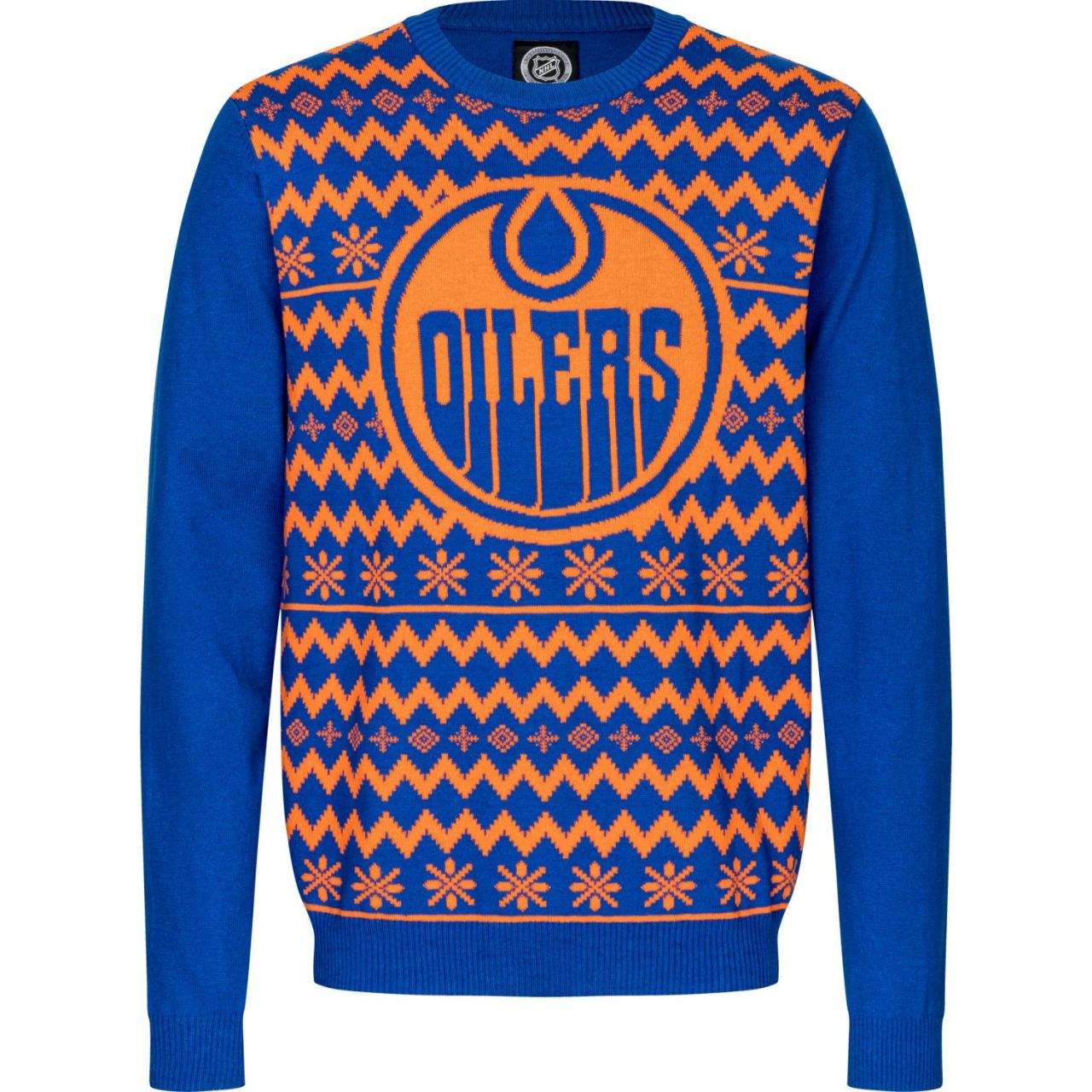 NFL Winter Ugly Sweater Strick Pullover Edmonton Oilers