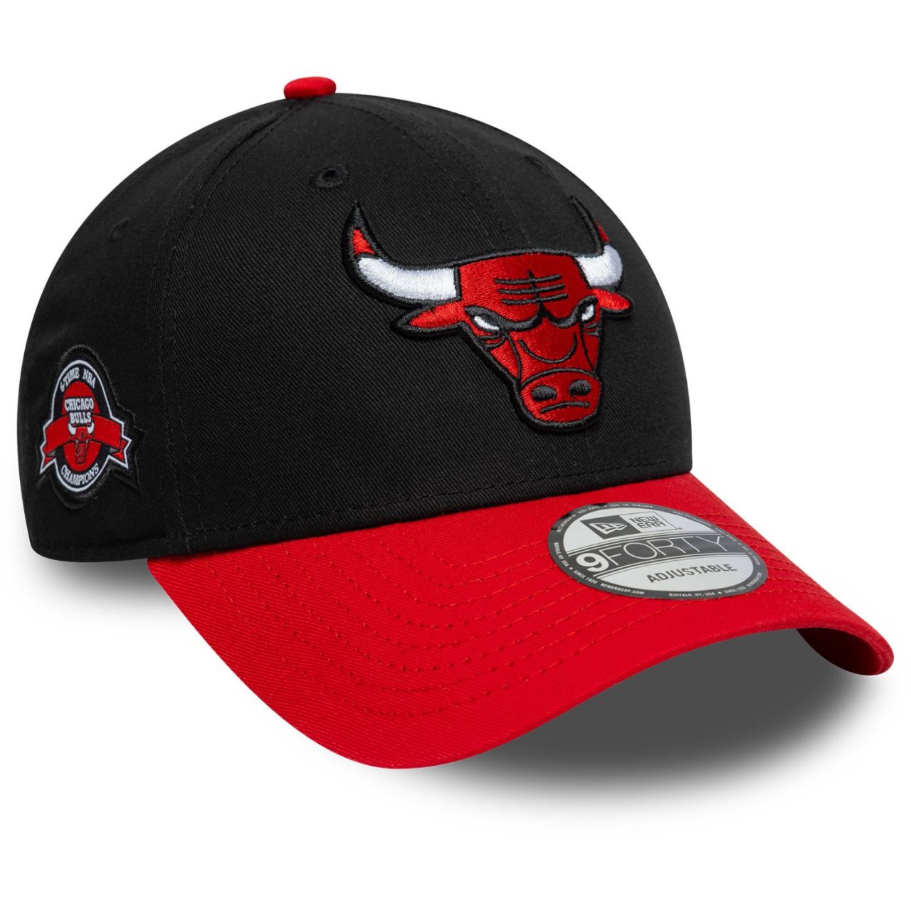 New Era 9Forty Strapback Cap - SIDE PATCH Chicago Bulls