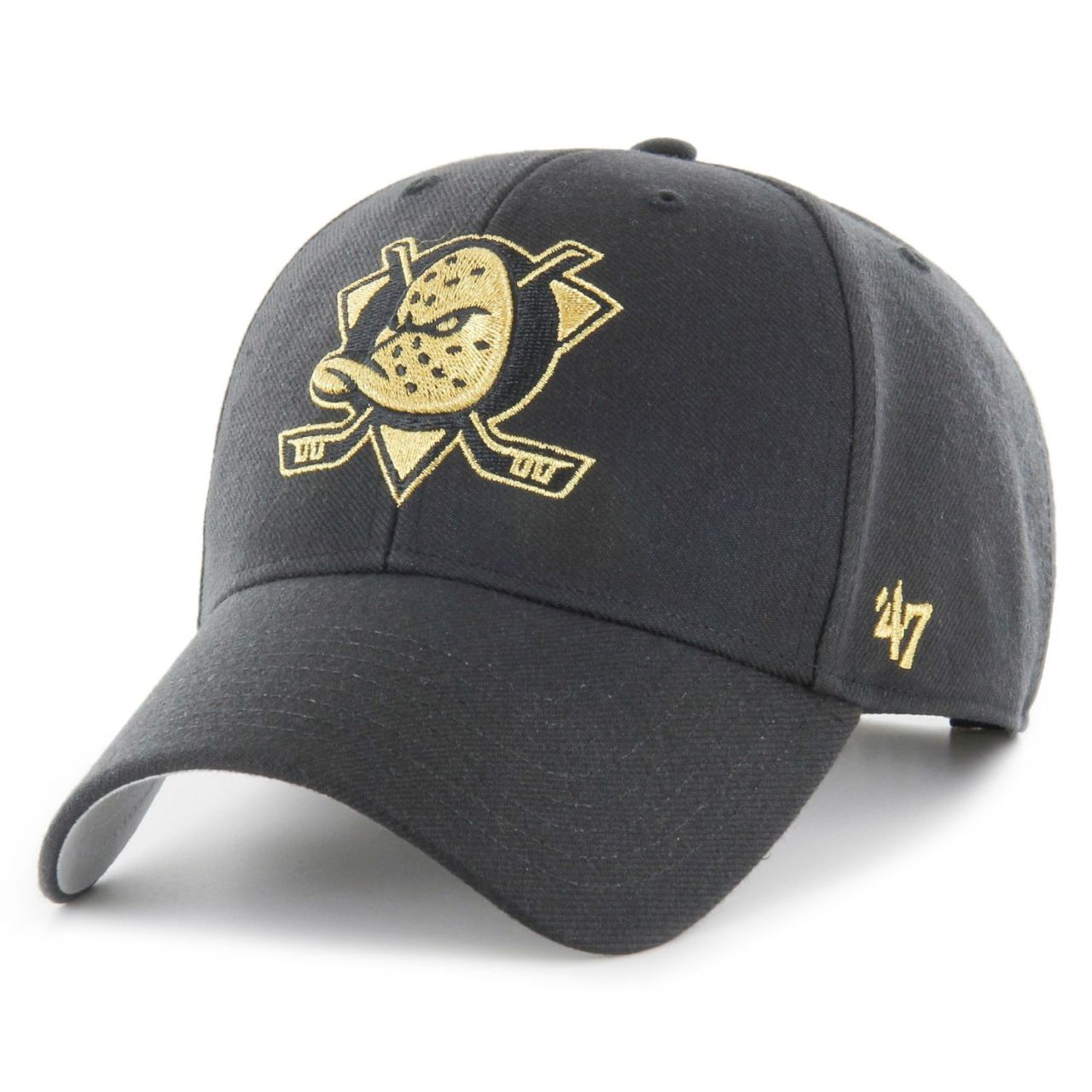 47 Brand Snapback Cap - GOLD METALLIC Anaheim Ducks