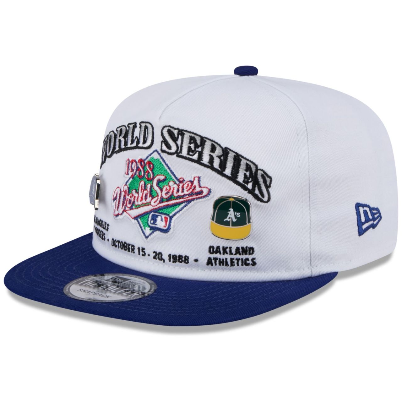 New Era Golfer Cap - WORLD SERIES 1988 PIN Dodgers Athletics
