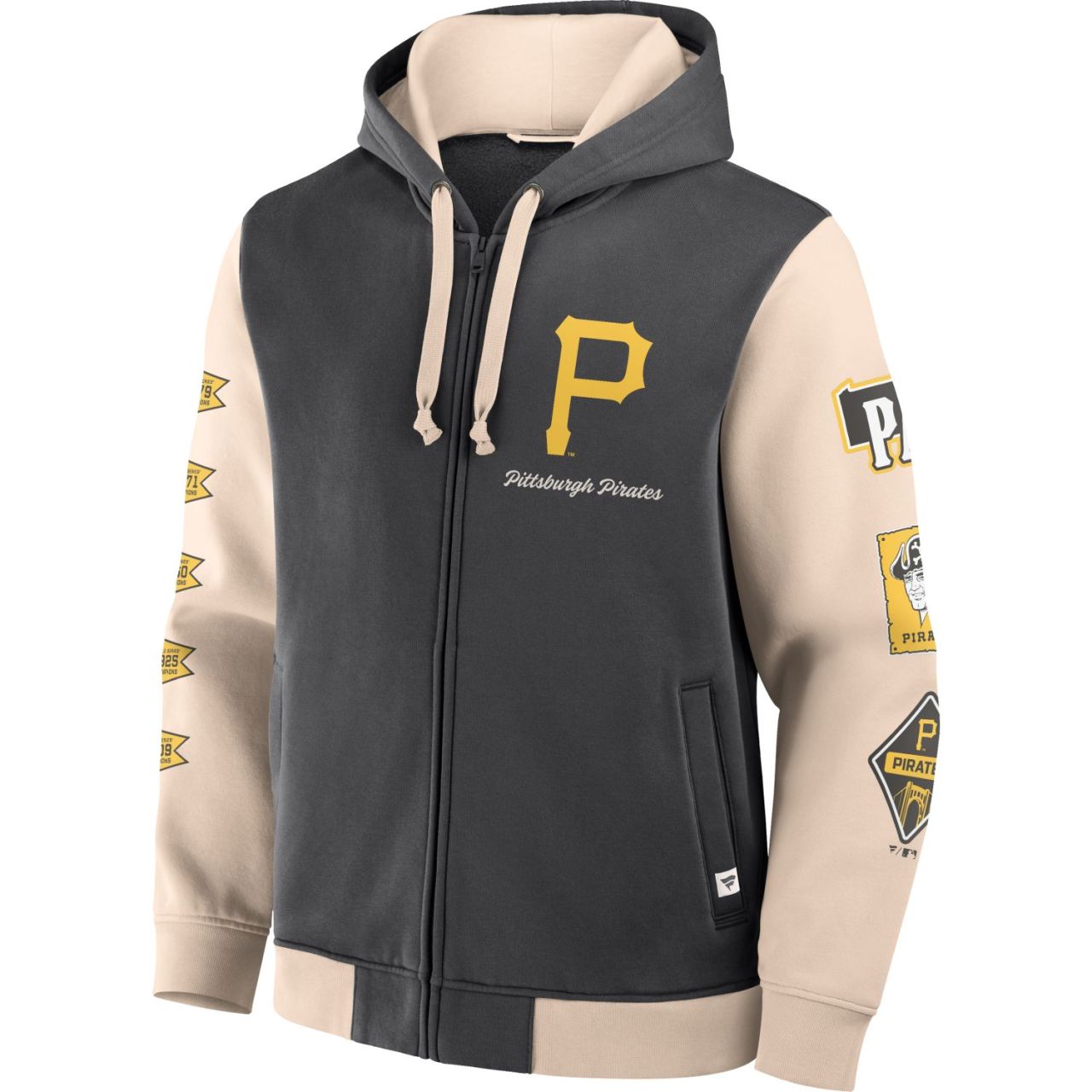 Pittsburgh Pirates MLB Retro Prints Zip Hoody