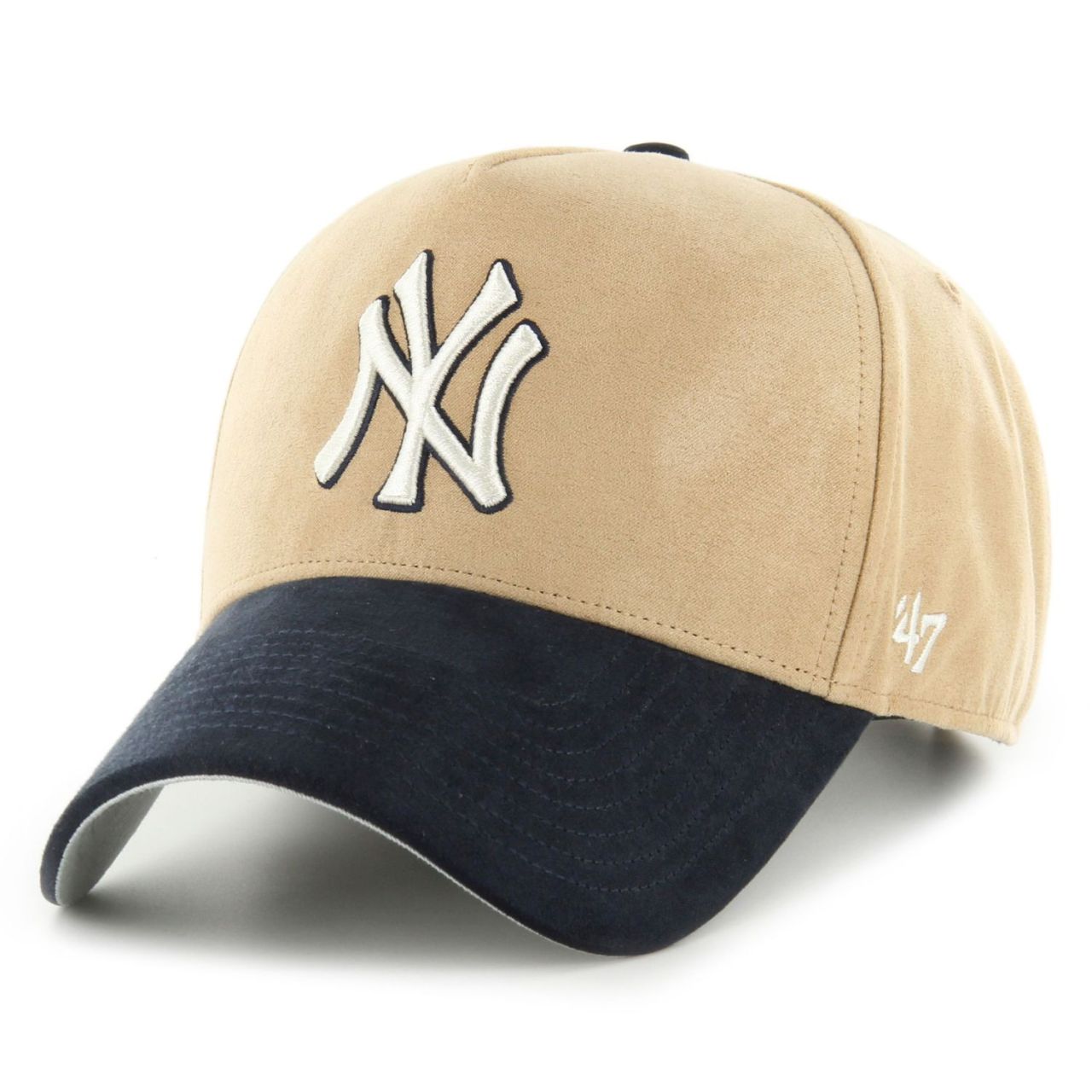 47 Brand Strapback Cap ULTRA SUEDE New York Yankees khaki