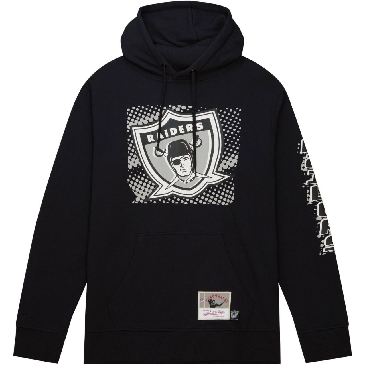 Mitchell & Ness Fleece Hoody - BIG FACE Oakland Raiders