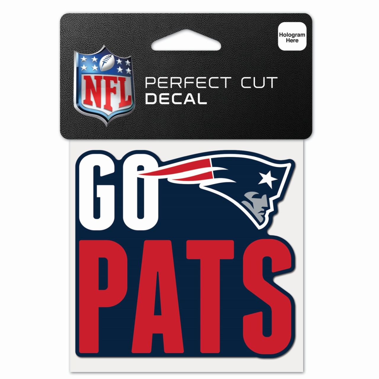 NFL Perfect Cut 10x10cm Aufkleber New England Patriots SLOG