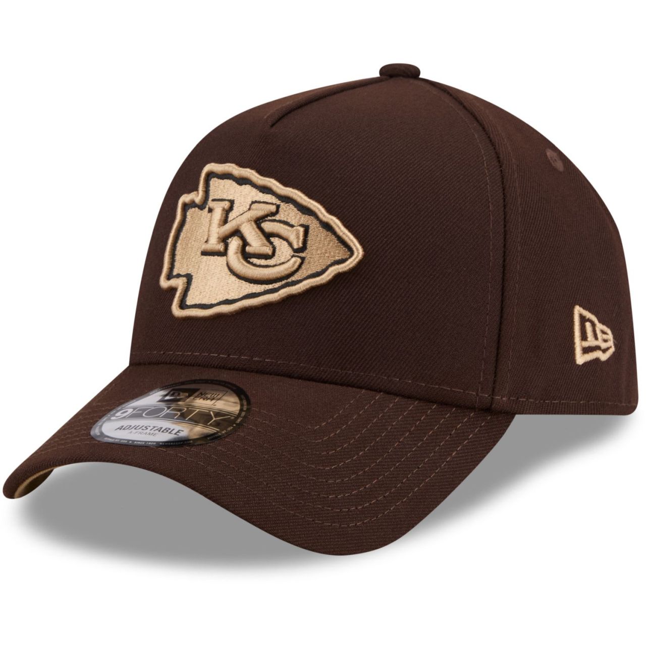 New Era 9Forty A-Frame Cap - Kansas City Chiefs burnt wood