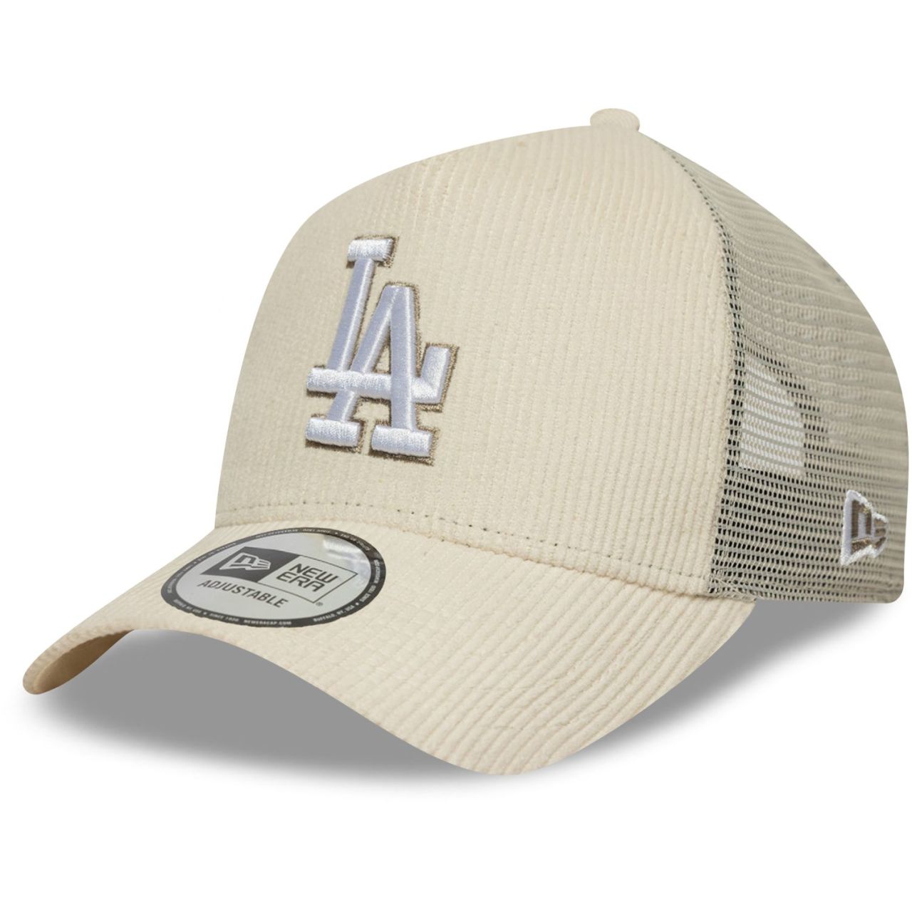 New Era A-Frame Trucker Cap - KORD Los Angeles Lakers beige