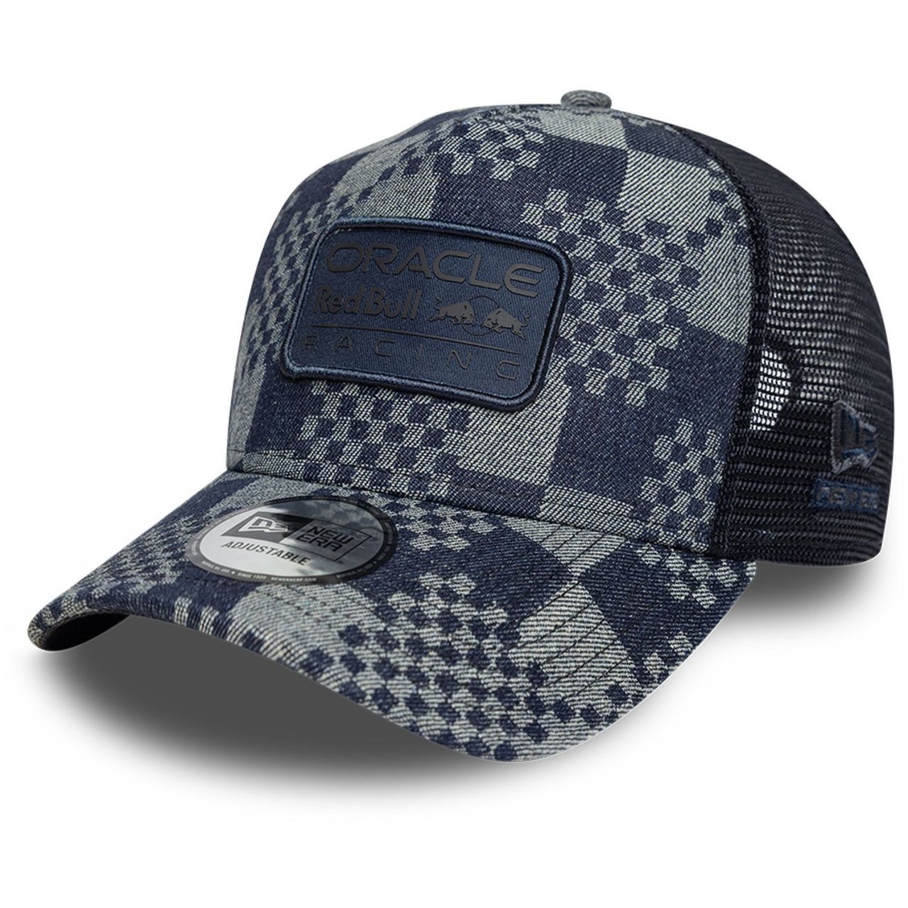 New Era A-Frame Snapback Trucker Cap - DENIM Red Bull Racing