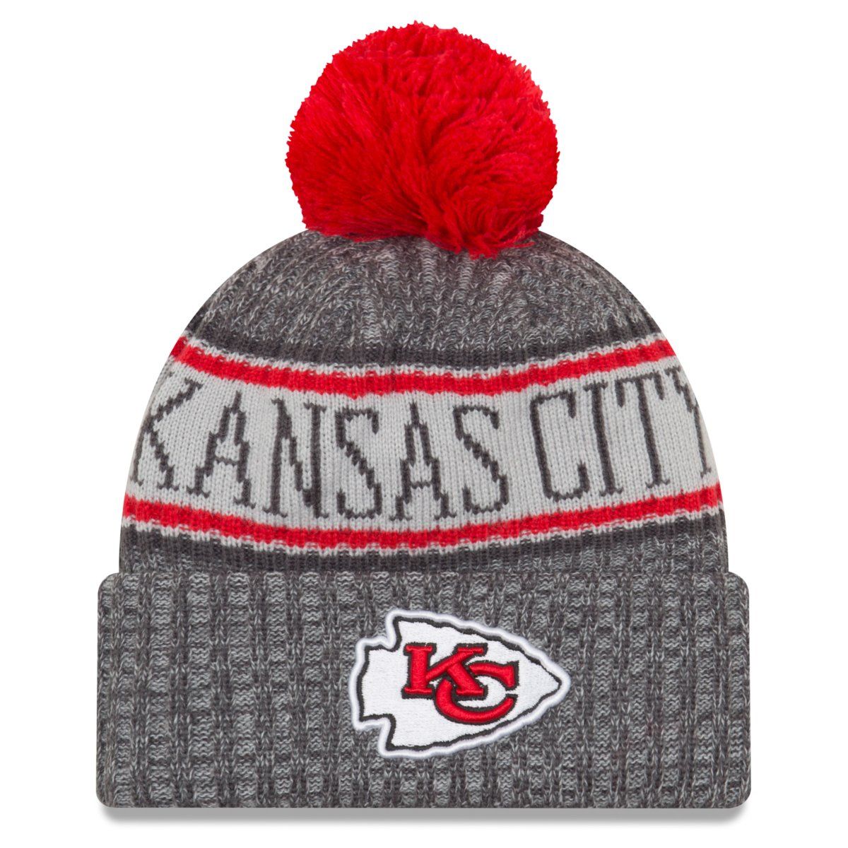 New Era NFL Sideline Graphite Mütze - Kansas City Chiefs