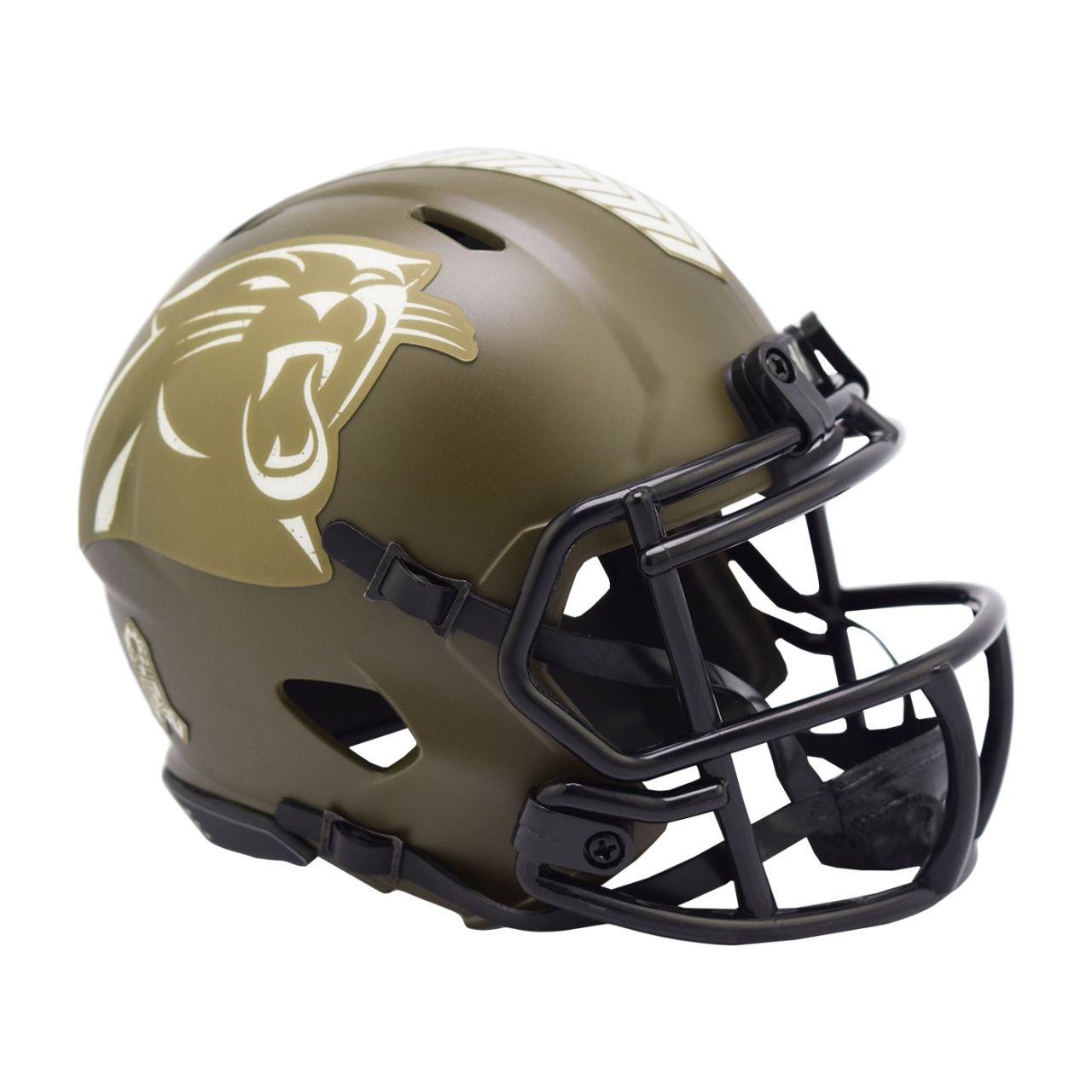 Riddell Speed Mini Football Helm SALUTE Carolina Panthers