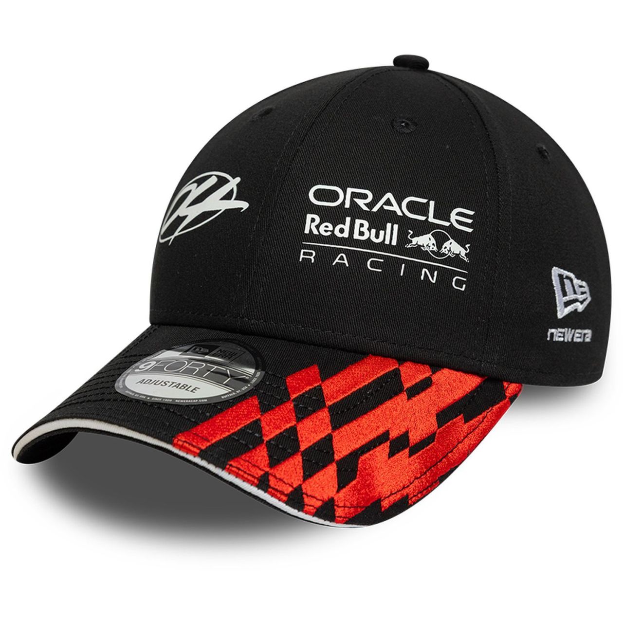 New Era 9Forty Strapback Cap - CHECKERBOARD Red Bull Racing