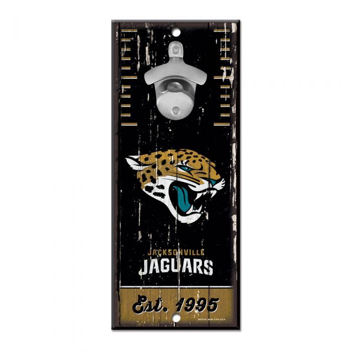 Wincraft Holzschild mit Flaschenöffner Jacksonville Jaguars