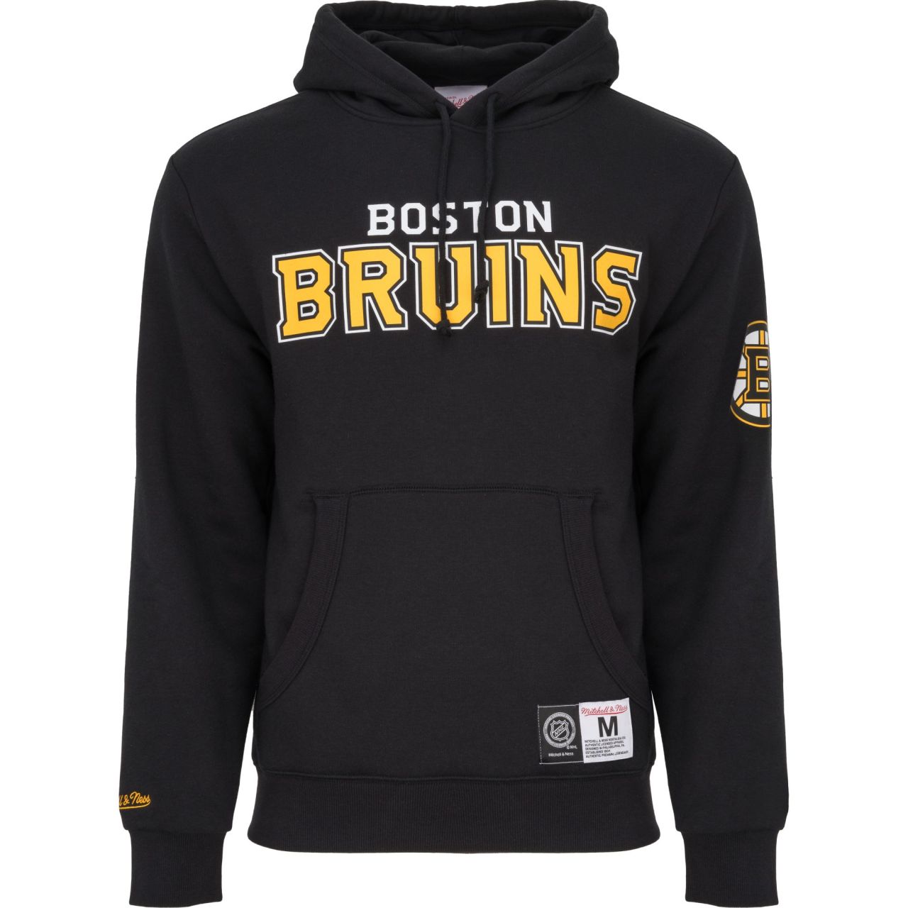 Mitchell & Ness Fleece Hoody - GAME TIME Boston Bruins