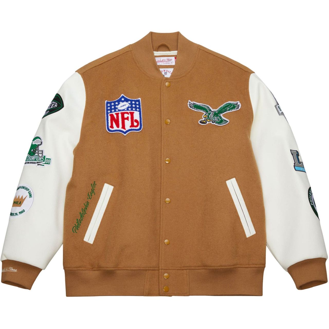 Mitchell & Ness Varsity Jacke DUSTED Philadelphia Eagles