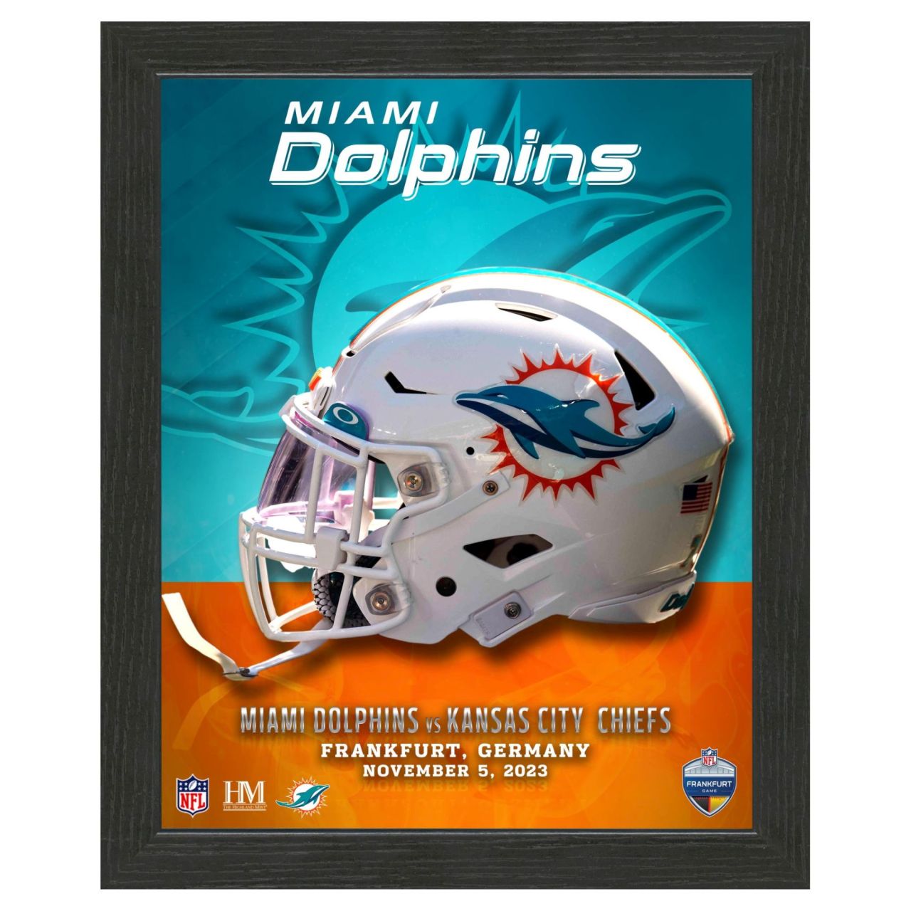 NFL Frankfurt Game 2023 Miami Dolphins Bild Fotorahmen