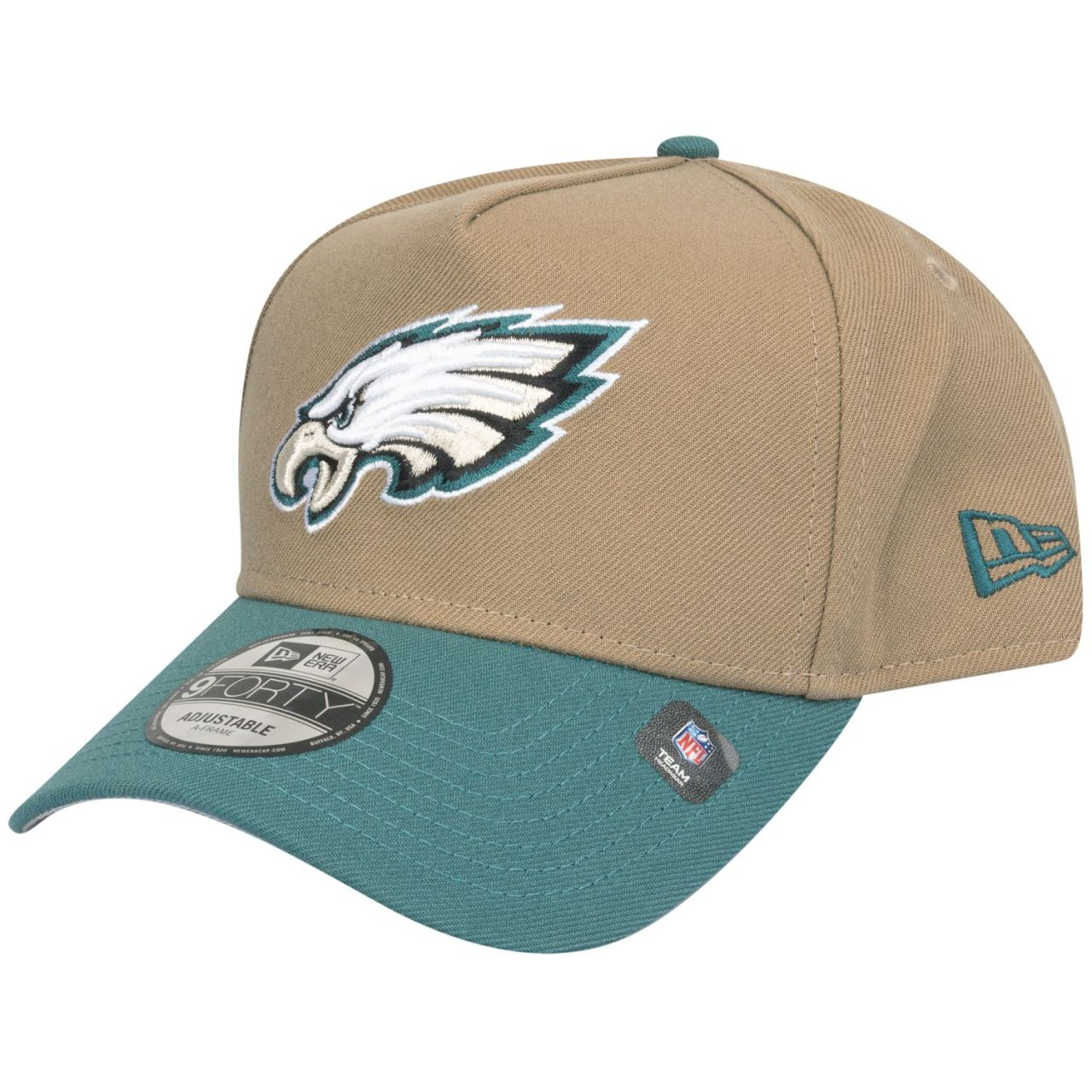 New Era 9Forty A-Frame Cap - NFL Philadelphia Eagles khaki